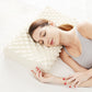Latex Pillow Slow Rebound Memory Foam Pillow Cervical Protection Pressure Relief for Side Back Tummy Sleepers