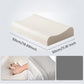 Latex Pillow Slow Rebound Memory Foam Pillow Cervical Protection Pressure Relief for Side Back Tummy Sleepers