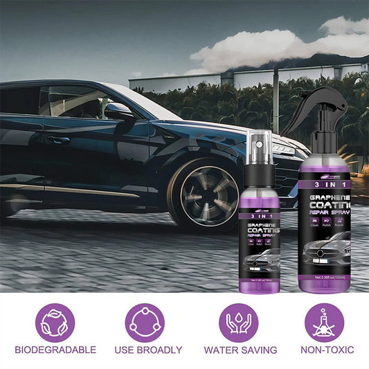 ✅LIMIT TIME 50% OFF✨3-in-1 High Protection Car Spray (Buy 2 get 1 free) (Buy 3 get 2 free)
