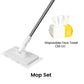 ⏳Limited-time 49% off⏰🧹Disposable Dust Mop with 4 Reusable Cloths