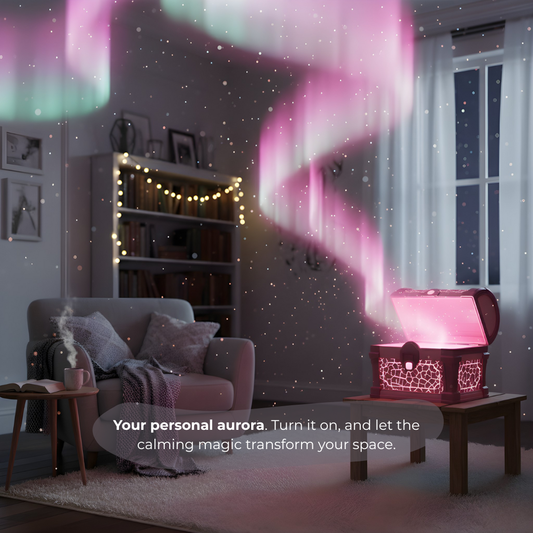 🎅The finest Christmas gift, Today only, half price🎁Treasure Chest Projector Night Light✨