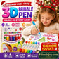 🎁🔮Magic Pen – Draw 3D with one stroke!🎄 DIY Bubble Popcorn Drawing Pens& Buy 1 Get 1 Free 🔥