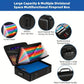 🎁 Hot Sale 49% OFF 🔥Fireproof Document Safe Box - 1pc, Water Resistant, Portable Lock Box for Certificates, Laptop, Passports
