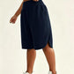 👩‍🦱🩳 Plus Size High Waist Bermuda Shorts – loose fit, split leg, pockets. 50% OFF! 🔥