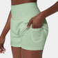 ✨️2025 Hot Sale 49% OFF🥰High Waisted 2-in-1 Yoga Shorts & Side Pockets