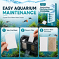 🐠 BUY 1 GET 1 FREE! ✨ AQUARIUM CLARIFYING SHEETS - Crystal Clear Water in 24 Hours, Removes Odors and Impurities, Safe for All Fish and Plants 🌿🔮