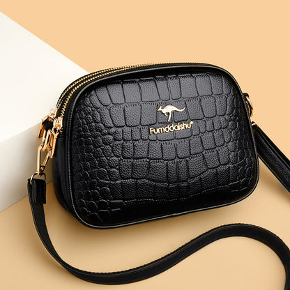 👜Women's multi-layer crocodile pattern shoulder bag