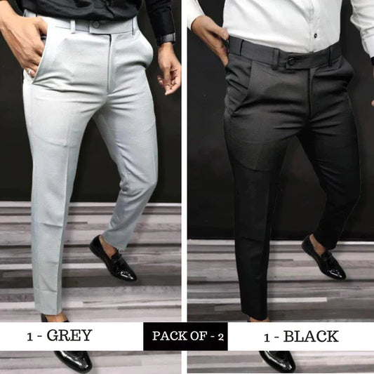 Solid Slim Fit Formal PANTS — 💐Spring Sale 50% Off🎉