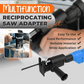 🔧 Multifunction Reciprocating Saw Adapter – Turns Your Drill into a Cutting Tool – Wood, Metal & Plastic 🛠️