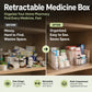 🔥 Transparent Expandable Medicine Organizer — expandable, perfect for a tidy medicine cabinet 💊🗄️