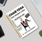 🔥30-Day Chair Yoga Weight Loss Spiral-Bound Notebook & Step-by-Step Exercise Guide - At-Home Fitness Journal