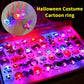 🎁LED Light Halloween Glowing Ring😍Set of 30 PCS