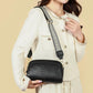 Women Cowhide Alligator Pattern Crossbody Bag