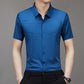 Men's Ice Silk Business Shirt👚Wrinkle-Free Iron-Free🔥