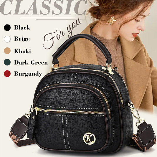 Classic Multifunctional Compartments Adjustable Wide Shoulder