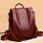 🎒50% OFF!✨Ladies' Large Capacity Backpack – Stylish, PU Leather, User-Friendly 👜