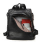 🎒50% OFF!✨Ladies' Large Capacity Backpack – Stylish, PU Leather, User-Friendly 👜