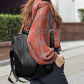 🎒50% OFF!✨Ladies' Large Capacity Backpack – Stylish, PU Leather, User-Friendly 👜