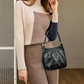 Fashion Simple Casual Pleated Bucket Soft Leather Handbag Shoulder Bag