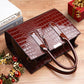 👜[Women's gift] Crocodile print handbag