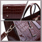 👜[Women's gift] Crocodile print handbag