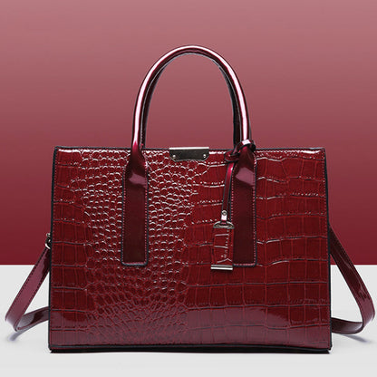 👜[Women's gift] Crocodile print handbag