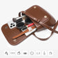 Women's Classic PU Crossbody Bag with Storage Bag & Gift Box