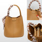 Women Trendy Leather Bucket Shoulder Bag