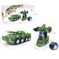 📢📢50% OFF !! ⏰ Electric Universal Deformation Police Toy Car – Auto Transform, Gesture Control, 2.4G Remote ✨