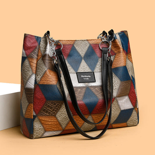 Women’s Patchwork Tote Bag