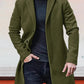 ⏳Limited-time 50% off⏰Men's Classic Single Row Buckle Solid Color Jacket - Timeless Daily Essential🧥