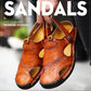 ✨Big price reduction！🔥✨Large Size Soft Leather Men's Breathable Outdoor Sandals
