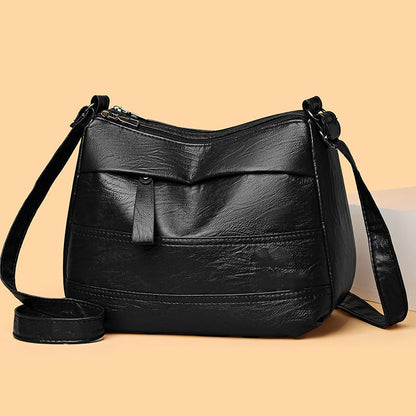 🥳New Arrival🔥Retro Large-Capacity Multilayer Shoulder Bag