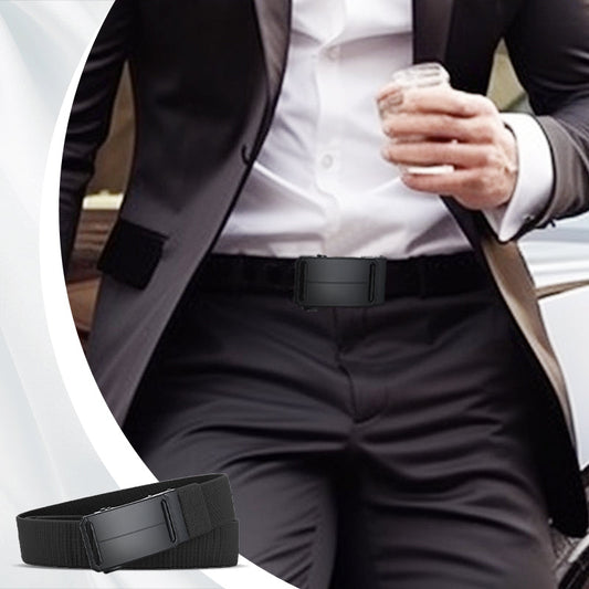 ⏳Limited-time 49% off⏰ NO-PUNCH STRETCH BELT - One-Size-Fits-All with Metal Buckle, 6 Color Set for Jeans and Pants, Flexible and Comfortable Fit 🌈👖