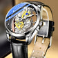 ⚡ Double-Sided Skeleton Watch – Non-Mechanical Tourbillon, Luminous, 30M Waterproof ✨