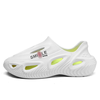 🏖️Summer Exclusive-Men's Thick Bottom Hollow Outdoor Slippers✨