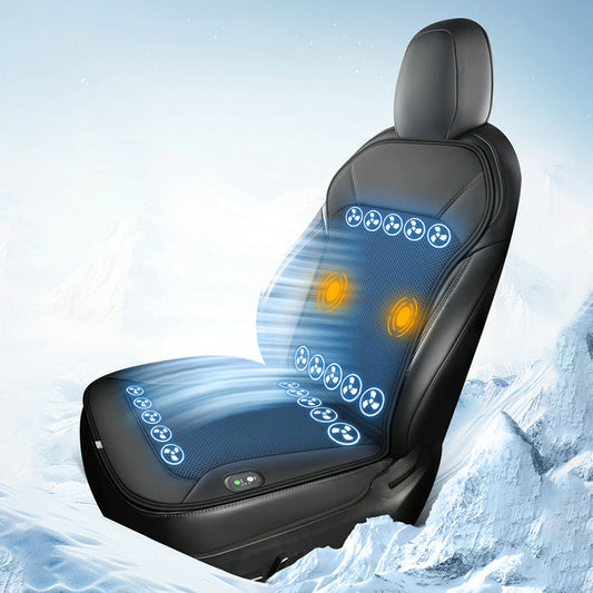 💨Limited Time 50% Off - Ventilated Car Cooling Seat Cushion with Fan