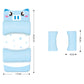 All-Season Baby Multi-Dimensional Shaping Pillow Set for Development