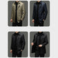 Elegant Gentleman Men's Medium-Length Trench Coat with Detachable Lining