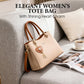 🔥Elegant Women's Tote Bag With Shining Heart Charm