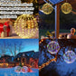 💡✨Hanging LED Sphere Light – 360° soft glow, collapsible & weatherproof. Perfect for patio, garden & holiday decor! 🌟🏠
