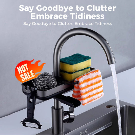 🔥Last day special offer, 50% off🔥 Faucet and sink storage drainage rack
