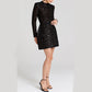 🔥Last day special, 50% off🔥Women's Glittering Long Sleeve Dress with Belt