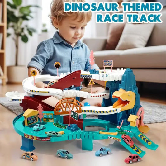 🎅Christmas Limited-Time Offer: Clearance Bargain Prices  ❄️🔥Dinosaur Ramp Track Toy Set for Kids