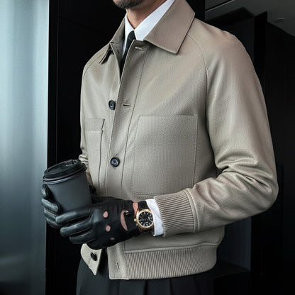 ⏳ Limited-time 51% discount ⏰ Men's Classic Old Money Aristocratic Leather Jacket