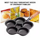 ⏳Limited-time 49% off⏰4-cup Cast Iron Non-stick Egg Frying Pan