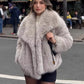 🖤BLACK FRIDAY SALE 50% OFF!!⏳50K+ SOLD! 🎁✨Women's Luxury Fluffy Short Coat