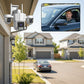 ⏳Limited-time 60% off⏰Say goodbye to blind spot anxiety. With a triple-lens 360° panoramic pan-tilt system, illegal intruders have nowhere to hide.