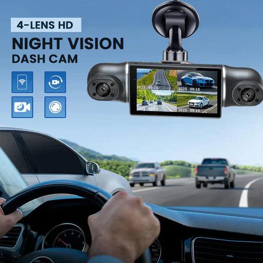 🚗 LIMITED-TIME 50% OFF! ✨ 360° Eagle Eye Parking Camera – 1080P, 4-Way Display, WiFi 📹