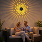 🌀💥Limited Sale Buy 2 Get 1 Free🌞💡Solar Mandala Wall Light Outdoor Garden Fence Projector Lamp Patio Ambient Decor